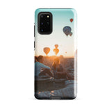 Coque Samsung® (Mongolfer at sunset) Home Travel World Store