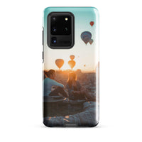 Coque Samsung® (Mongolfer at sunset) Home Travel World Store