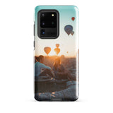 Coque Samsung® (Mongolfer at sunset) Home Travel World Store