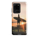 Coque Samsung® (Surfer Sunset) Life Style Home Travel World Store
