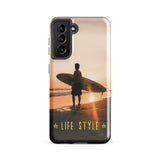 Coque Samsung® (Surfer Sunset) Life Style Home Travel World Store