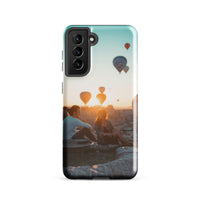Coque Samsung® (Mongolfer at sunset) Home Travel World Store
