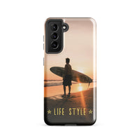 Coque Samsung® (Surfer Sunset) Life Style Home Travel World Store