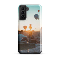 Coque Samsung® (Mongolfer at sunset) Home Travel World Store