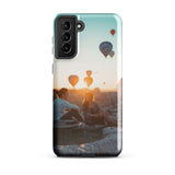 Coque Samsung® (Mongolfer at sunset) Home Travel World Store