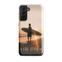Coque Samsung® (Surfer Sunset) Life Style Home Travel World Store