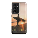 Coque Samsung® (Surfer Sunset) Life Style Home Travel World Store