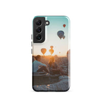 Coque Samsung® (Mongolfer at sunset) Home Travel World Store