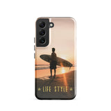 Coque Samsung® (Surfer Sunset) Life Style Home Travel World Store