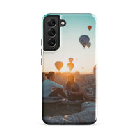 Coque Samsung® (Mongolfer at sunset) Home Travel World Store