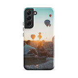 Coque Samsung® (Mongolfer at sunset) Home Travel World Store