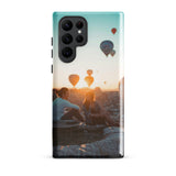 Coque Samsung® (Mongolfer at sunset) Home Travel World Store