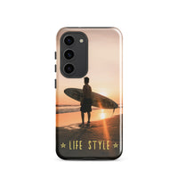 Coque Samsung® (Surfer Sunset) Life Style Home Travel World Store