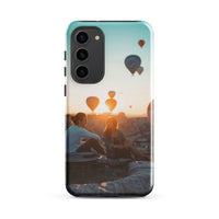 Coque Samsung® (Mongolfer at sunset) Home Travel World Store