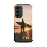 Coque Samsung® (Surfer Sunset) Life Style Home Travel World Store