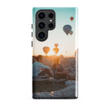 Coque Samsung® (Mongolfer at sunset) Home Travel World Store