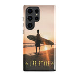Coque Samsung® (Surfer Sunset) Life Style Home Travel World Store