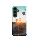 Coque Samsung® (Mongolfer at sunset) Home Travel World Store