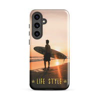 Coque Samsung® (Surfer Sunset) Life Style Home Travel World Store