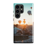 Coque Samsung® (Mongolfer at sunset) Home Travel World Store