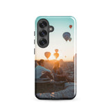 Coque Samsung® (Mongolfer at sunset) Home Travel World Store