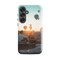 Coque Samsung® (Mongolfer at sunset) Home Travel World Store