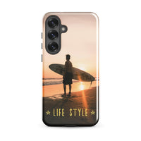 Coque Samsung® (Surfer Sunset) Life Style Home Travel World Store