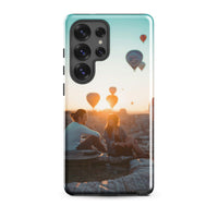Coque Samsung® (Mongolfer at sunset) Home Travel World Store