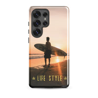 Coque Samsung® (Surfer Sunset) Life Style Home Travel World Store