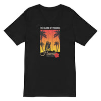 T-shirt Unisexe à Manches Courtes et Col V Home Travel World Store