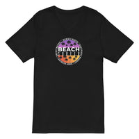 T-shirt Unisexe à Manches Courtes et Col V Home Travel World Store