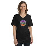 T-shirt Unisexe à Manches Courtes et Col V Home Travel World Store