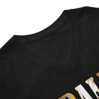 T-shirt Unisexe à Manches Courtes et Col V Home Travel World Store
