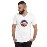 T-shirt Unisexe à Manches Courtes et Col V Home Travel World Store