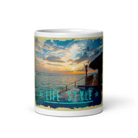Mug Life Style ( Bungalow sur lagon au Maldives ) Home Travel World Store