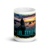 Mug Blanc Brillant Home Travel World Store