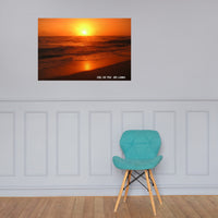 Poster ( Ciel de feu, Sri Lanka ) FR Home Travel World Store