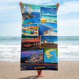 Serviette prémium ( I Love Grèce )  FR Home Travel World Store