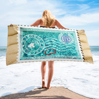 Serviette prémium ( Mykonos, Grèce ) FR Home Travel World Store
