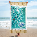Serviette prémium ( Mykonos, Grèce ) FR Home Travel World Store