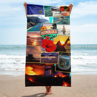 Serviette prémium ( Hawaii, Honolulu ) FR Home Travel World Store
