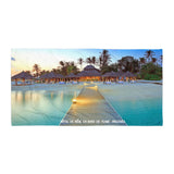 Serviette prémium ( Hôtel de rêve aux Maldives ) FR Home Travel World Store