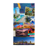 Serviette prémium ( Miami, Floride ) FR Home Travel World Store