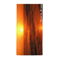Serviette prémium ( Ciel de feu, Sri Lanka ) FR Home Travel World Store