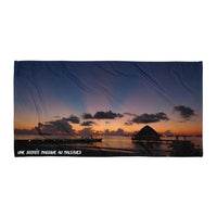 Serviette Premium ( Soirée magique aux Maldives ) FR Home Travel World Store
