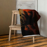 Serviette premium ( Coucher de soleil à Curaçaos, Caraïbes ) FR Home Travel World Store